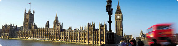 Big ben and London bus.